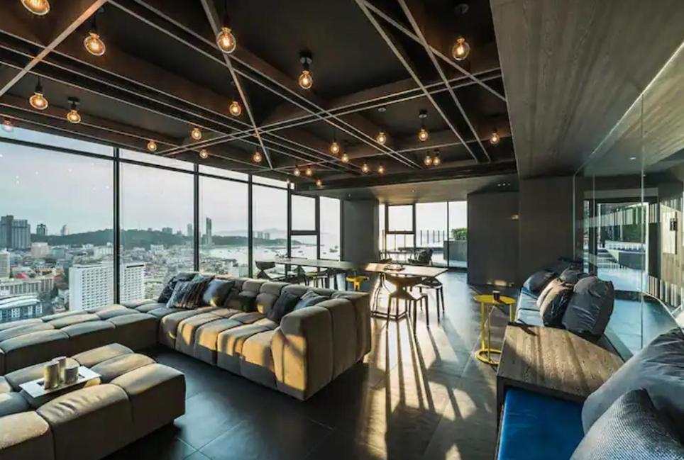 The Base Central Pattaya 2Bed King&Queen Sky Seaview & Infinity Pool Exterior photo